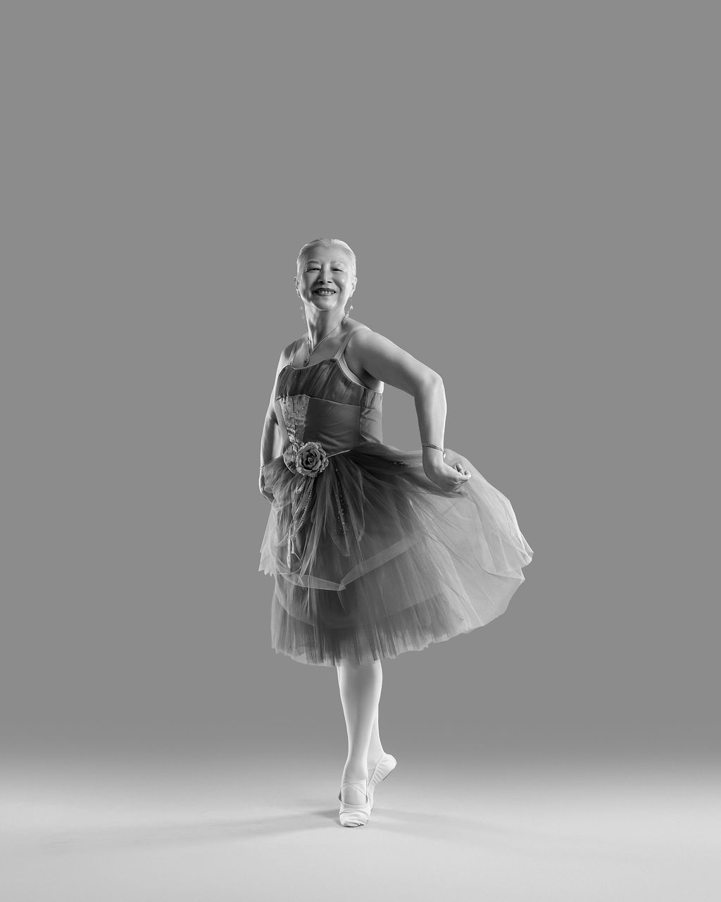 Dancer in gradient portrait