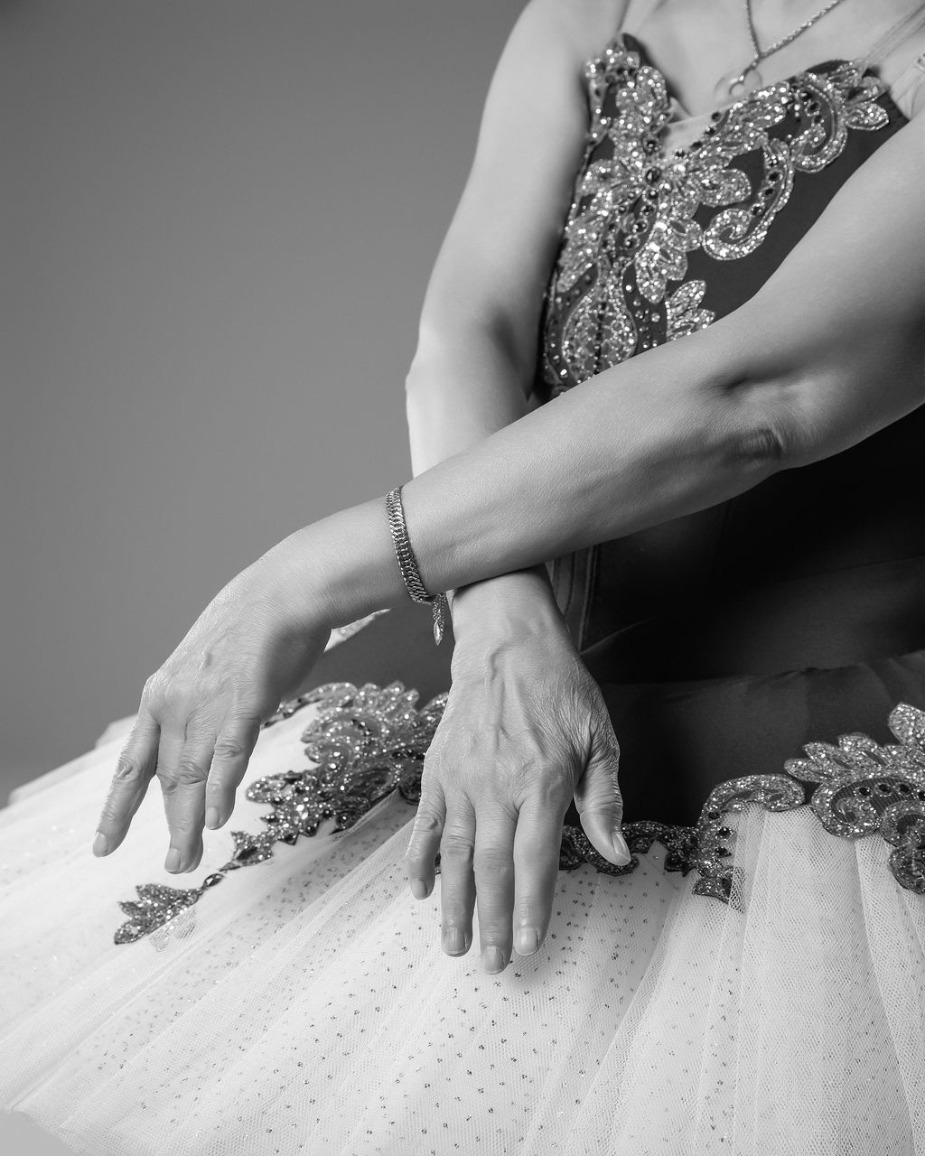 Dancer in lyrical movement