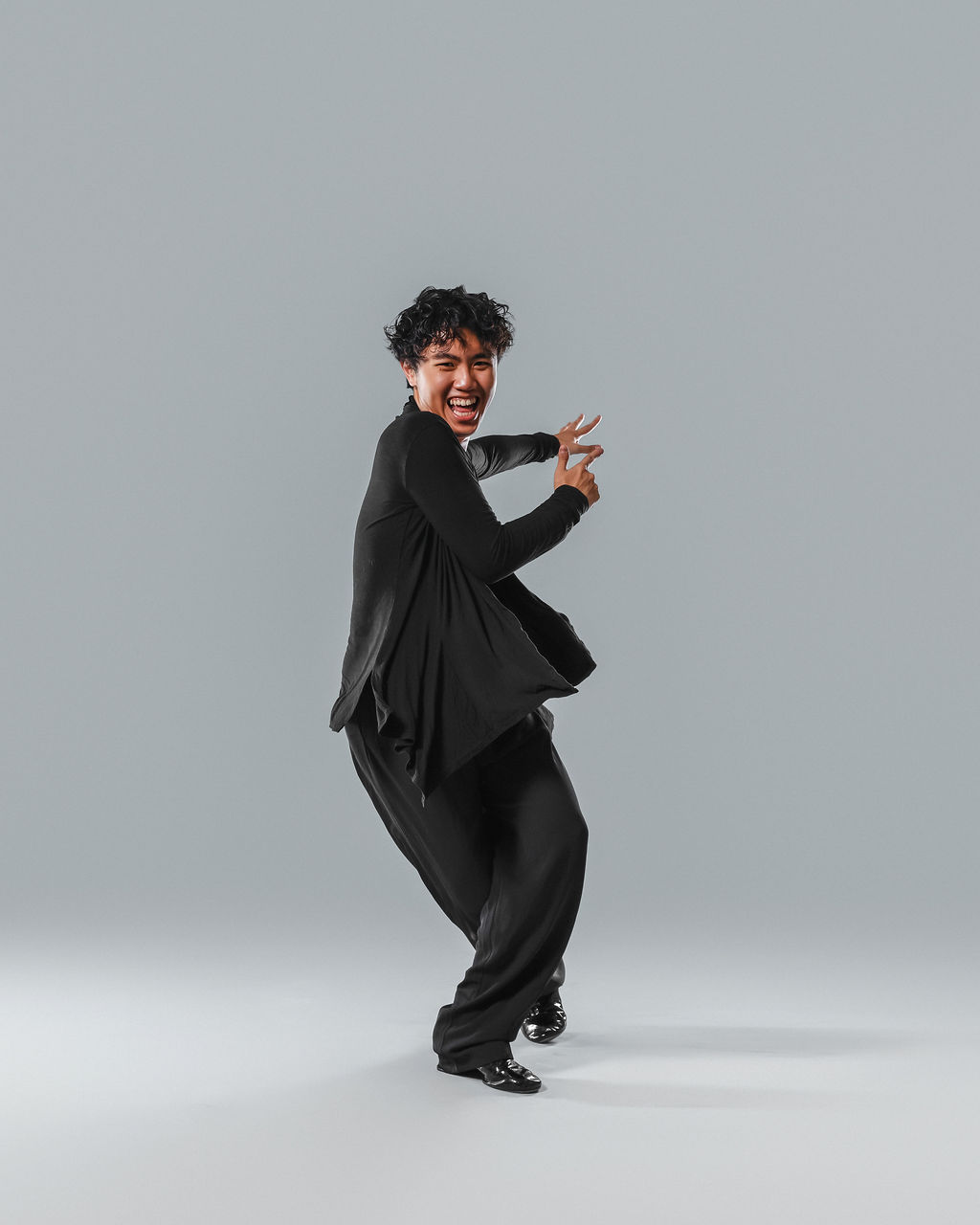 Male dancer in a dynamic contemporary pose