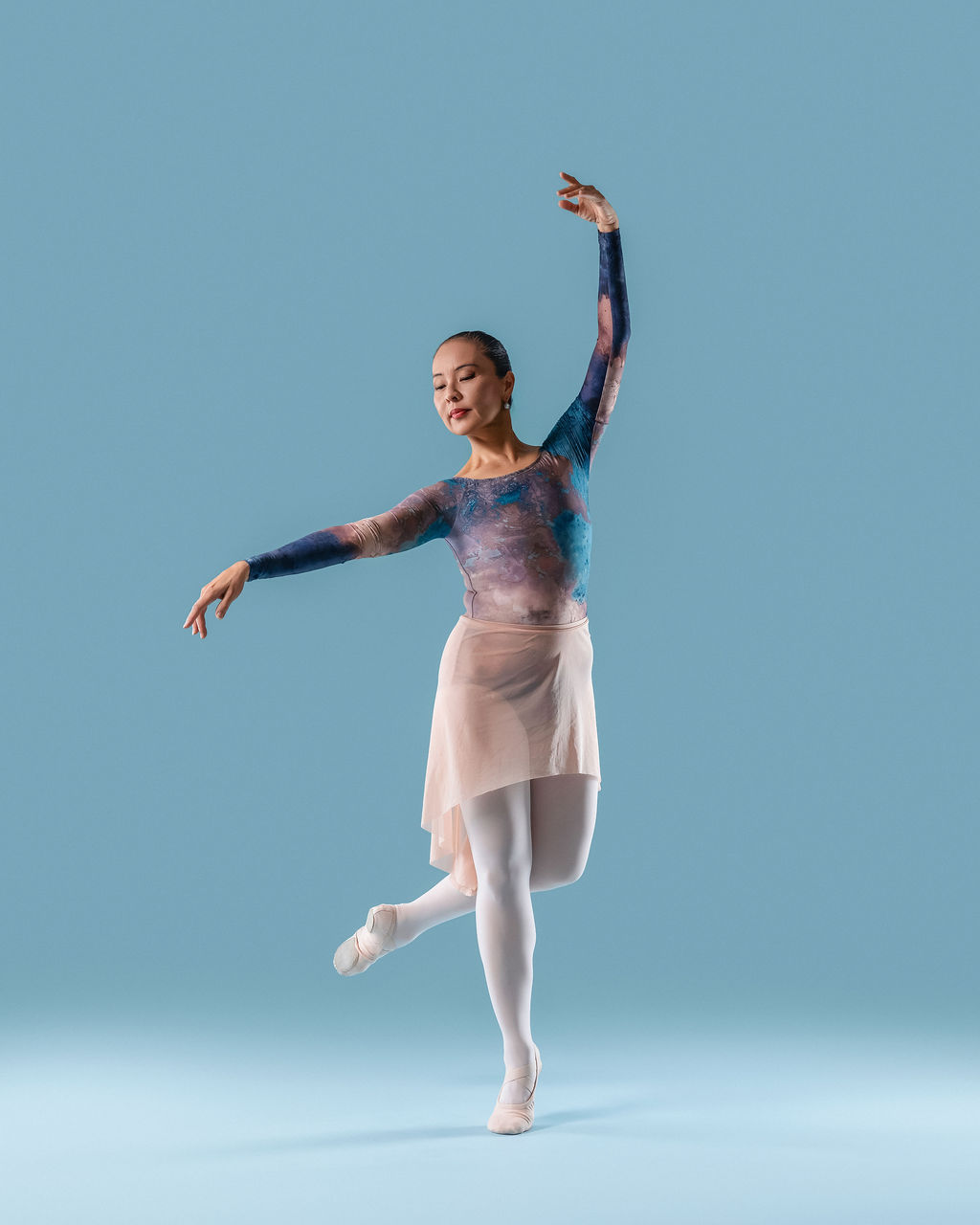 Dancer in a contemporary costume, expressive pose