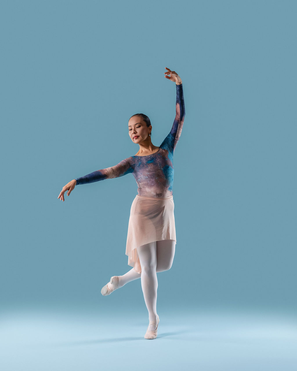 Dancer in dynamic pose