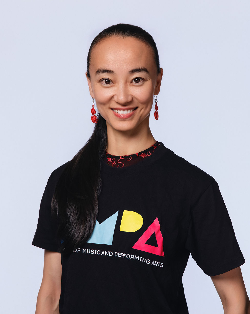 Portrait of a dancer smiling