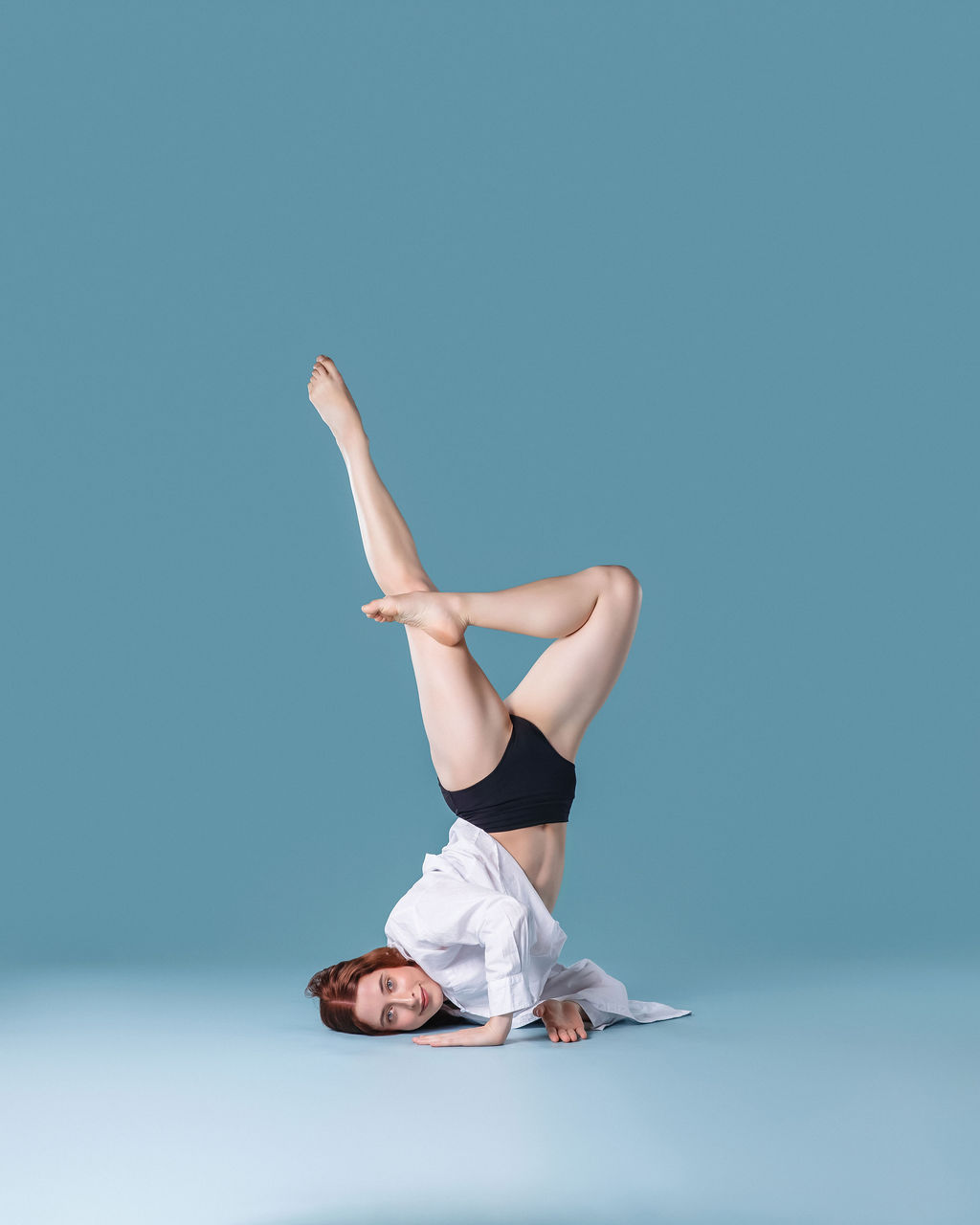 Dancer in joyful performance
